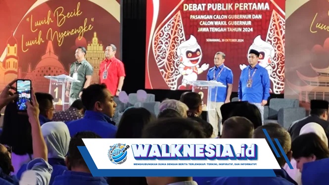 Dalam Debat Pilgub Jateng, Luthfi Angkat Nama Jokowi dan Prabowo