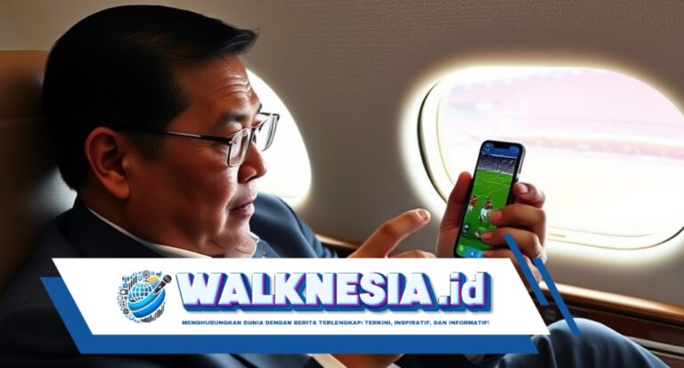 Prabowo Saksikan Pertandingan Indonesia vs Jepang Melalui Ponsel