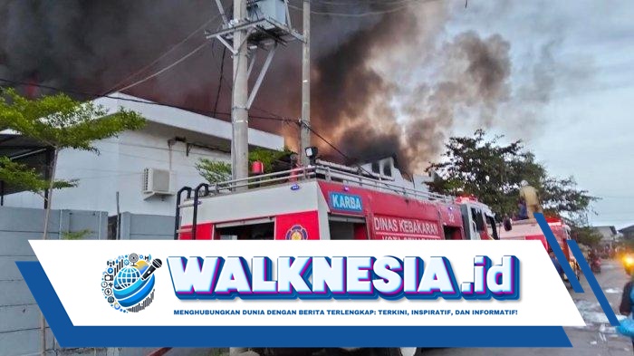 Kebakaran Melanda Pabrik Sepeda di Semarang