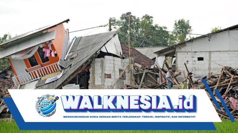 Belasan Rumah di Cianjur Rusak Akibat Gempa Beruntun